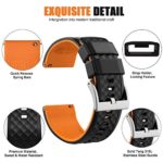 18mm Silicone Watch Bands Compatible with Huawei Watch Quick Release Rubber Watch Bands for Men