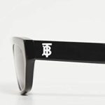 Burberry Men’s Bow Sunglasses, Black/Grey Gradient, One Size