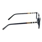 Burberry Alternate Fit BE 2199F 3001 Black Plastic Rectangle Eyeglasses 55mm