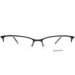 Burberry BE 1278 1012 Matte Brown Metal Semi-Rimless Eyeglasses 53mm