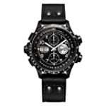 Hamilton Khaki Aviation X-Wind Automatic Mens Chronograph Leather Watch H77736733