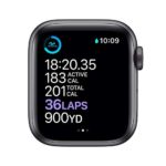 New Apple Watch Series 6 (GPS, 40mm) – Space Gray Aluminum Case with Black Sport Band