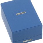 Seiko Men’s SNE329 Sport Solar-Powered Stainless Steel Watch with Blue Nylon Band