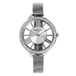 Kenneth Cole Women’s 40mm Crystal Accent Mesh Band Watch – #KC50184008