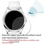 [3 Pack] Synvy Tempered Glass Screen Protector, Compatible with CASIO G-SHOCK GPW-2000-1A2JF 9H Film Smartwatch Smart Watch Protectors