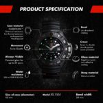 Luminox Men’s Wrist Watch Scott Cassell Deep Dive 1551: 45mm Black Display Stainless Steel Case Back 300 M Water Resistant