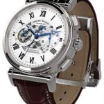 Reloj armand nicolet ar2 a424aaa-ag-p974mr2 cronógrafo automático Mens Analog Quartz Watch with Leather Bracelet A424AAA-AG-P974MR2