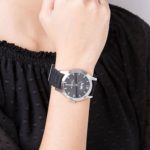 Coach Maddy Stainless Steel Rubber Strap Watch Black