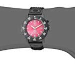 Smith & Wesson Men’s Fire Fighters Red Dial Black Band Watch, 3ATM, Black Nylon Strap, 40mm