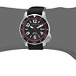 Momentum Men’s Stainless Steel Japanese-Quartz Watch with Nylon Strap, Black, 27 (Model: 1M-DV74R7B)