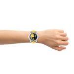 JEANNIE ROSE |”Fire Wings” Watches | 40MM Women’s Analog Watch | Yellow on Blackface A01 FoldWings