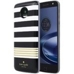 Kate Spade Power Pack Case MotoMod For Moto Z and Moto Z Force Droid-2200 mAh – Black and White Stripe