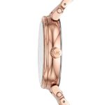 Michael Kors Women’s Sofie Quartz Watch with Stainless-Steel-Plated Strap, Rose Gold, 14 (Model: MK4336)
