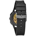 Bulova CURV Chronograph Black and Titanium Watch 98A162