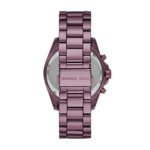 Michael Kors Women’s Bradshaw Quartz Watch with Stainless Steel Strap, Purple, 22 (Model: MK6721)