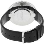 Calvin Klein Women’s Stainless Steel Quartz Watch with Leather Strap, Black, 16 (Model: K8Y231C1)