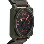 Bell & Ross BR-03 Mechanical(Automatic) Khaki Dial Watch BR0392-KAO-CE/SCA (Pre-Owned)