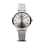 BERING Time | Women’s Slim Watch 13434-001 | 34MM Case | Classic Collection | Stainless Steel Strap | Scratch-Resistant Sapphire Crystal | Minimalistic – Designed in Denmark