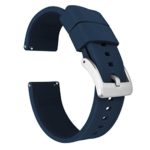 19mm Navy Blue – Barton Elite Silicone Watch Bands – Quick Release – Choose Strap Color & Width