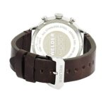 Welder Moody Dark Brown Leather Dual Time Watch with Date 45mm