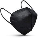 KN95 Face Mask 30 PCs, 5-Layer Black Face Mask for Men & Women Filter Efficiency?95%