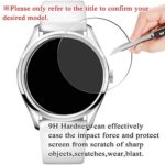 [3 Pack] Synvy Tempered Glass Screen Protector, Compatible with JACQUES LEMANS 111654J1 9H Film Smartwatch Smart Watch Protectors