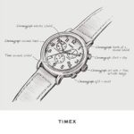 Timex Weekender Chrono Quartz Analog Watch with Leather Strap, Brown, 20 (Model: TW2R63200)