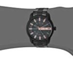 Diesel Men’s Armbar Analog-Quartz Watch with Stainless-Steel-Plated Strap, Black, 22.6 (Model: DZ1767)