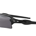 Oakley Men’s OO9188 Flak 2.0 XL Rectangular Sunglasses, Polished Black/Prizm Black Polarized, 59 mm