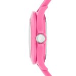 Skechers Women’s Rosencrans Mid Three-Hand Silicone Quartz Watch, Color: Pink (Model: SR6022)