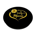 Momo Gift: Happiness Is Being A Momo PopSockets PopGrip: Swappable Grip for Phones & Tablets