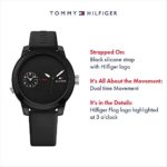 Tommy Hilfiger Men’s 1791326 Analog Display Quartz Black Watch