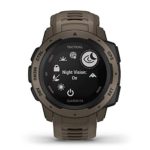 Garmin Instinct Tactical Edition GPS Watch and Wearable4U 2200 mAh Power Bank Bundle (Tactical Coyote Tan)