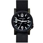 Bertucci A-6A Experior 16500 Mens Black Nylon Band Black Japan Quartz Dial Watch