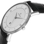 Titan Workwear Men’s Contemporary Watch – Quartz, Water Resistant, Leather Strap – Black Band and White Dial