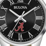 Bulova Men’s Georgia Bulldogs UGA Brown Leather Watch