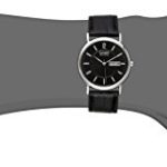 Citizen Eco-Drive Corso Quartz Mens Watch, Stainless Steel with Leather strap, Classic, Black (Model: BM8240-03E)