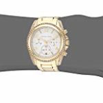 Michael Kors Women’s Blair Quartz Watch with Stainless Steel Strap, Gold, 20 (Model: MK6762)