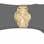 GUESS Gold-Tone Stainless Steel Mesh Bracelet Watch. Color: Gold-Tone (Model: U1263G2)