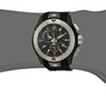 Technomarine Men’s UF6 Stainless Steel Quartz Watch with Silicone Strap, Black, 0.95 (Model: TM-616003)