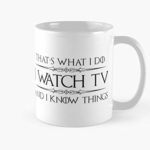 Watchers For Watch Lover Binge Watching Tv Tvlover Watcher Television – Customize for Coffee Mug 11or 15 OZ Printed Double Novetly Mug