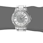 GUESS Stainless Steel Crystal Bracelet Watch with Date Function. Color: Silver-Tone (Model: U0779L1)