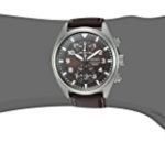 Seiko Men’s SNN241 Stainless Steel Watch with Brown Leather Band