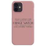 for Binge Watch Lover Tvlover Watcher Television Watching Watchers Tv Phone Case for All iPhone, iPhone 11, iPhone XR, iPhone 7 Plus/8 Plus, Huawei, Samsung Galaxy