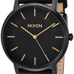 Nixon Porter Leather A1058-1031 Black Leather Men’s Watch 40mm