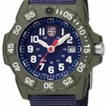Luminox Outdoor Womens Watch Navy Seals Colormark (XS.3503/3500 Series): Blue Dial, Green Case, Swiss Made, 200m Water Resistant, Hardened Mineral Glas