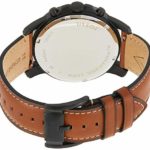 Fossil Men’s Grant Quartz Leather Chronograph Watch, Color: Black, Brown (Model: FS5241)