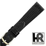 Hadley Roma MS969 20mm Black Genuine Teju Lizard Flat Men’s Watch Band