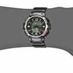 Casio Men’s 10 Year Battery Quartz Watch with Resin Strap, Black, 24.1 (Model: WSC-1250H-1AVCF)