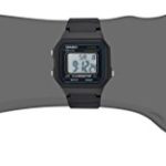 Casio Men’s ‘Classic’ Quartz Resin Casual Watch, Color:Black (Model: W-217H-1AVCF)